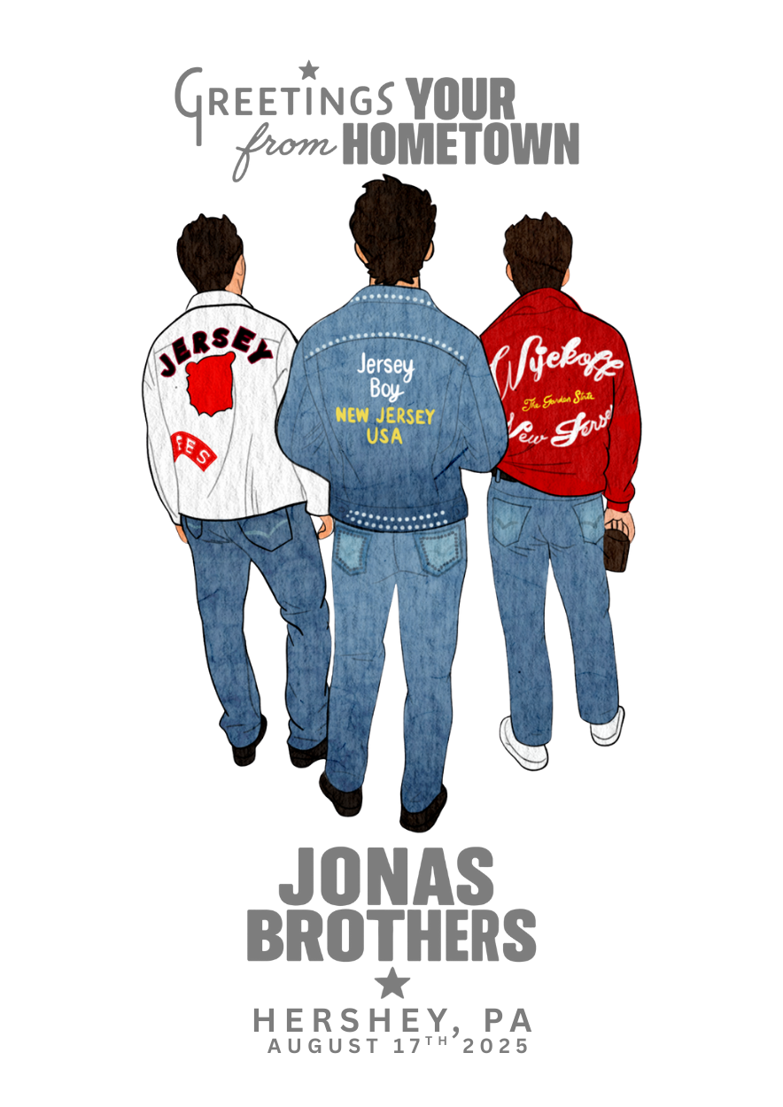 Jonas Brothers Hershey Show - August  17 2025