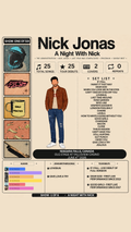 A Night with Nick - Night 1 Niagara Falls Graphics and Statistics