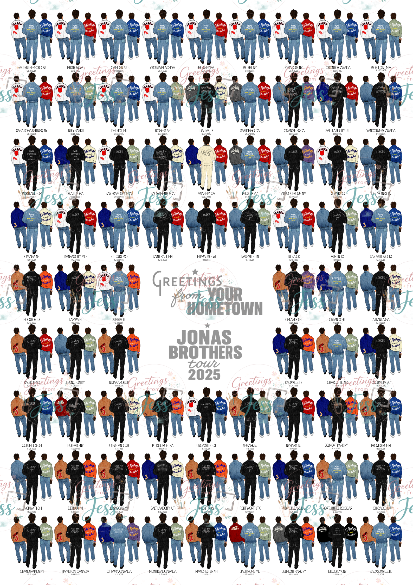 Jonas Brothers North American Leg - Shows 1 - 75 Digital Download